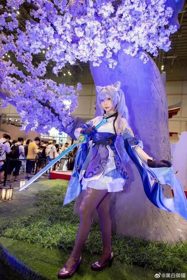 黑白御猫cosplay照片，最美的瞬间被永久留存