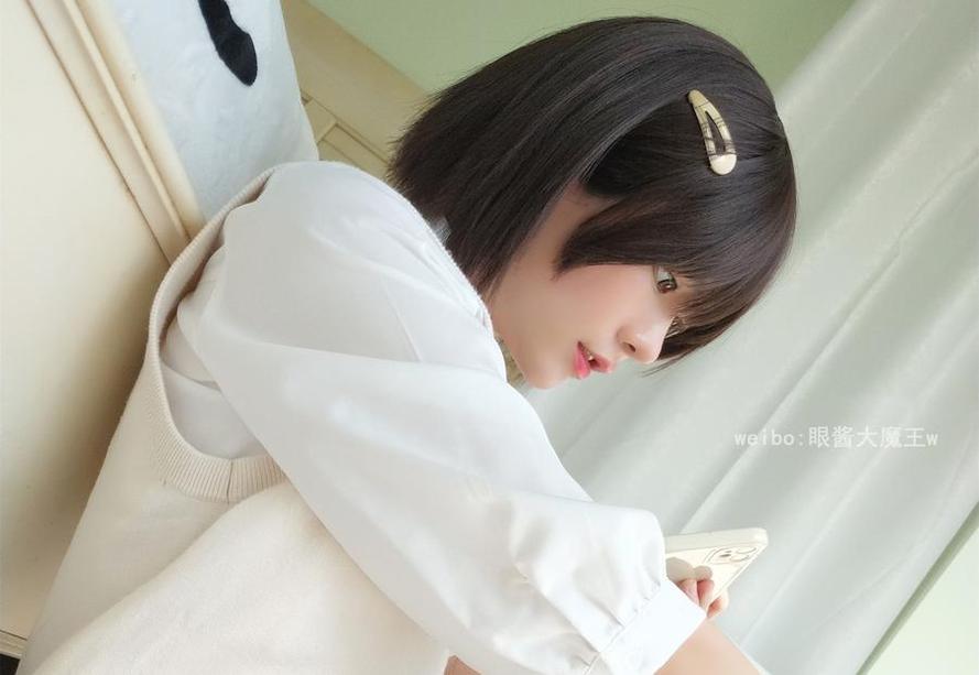 独一无二的cos套！眼酱大魔王w-西灰丝高筒