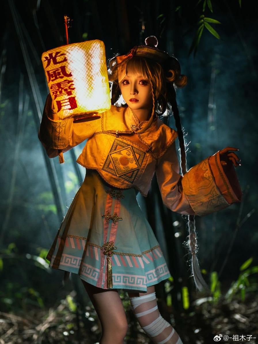 再现经典场景，祖木子出镜，美图图包