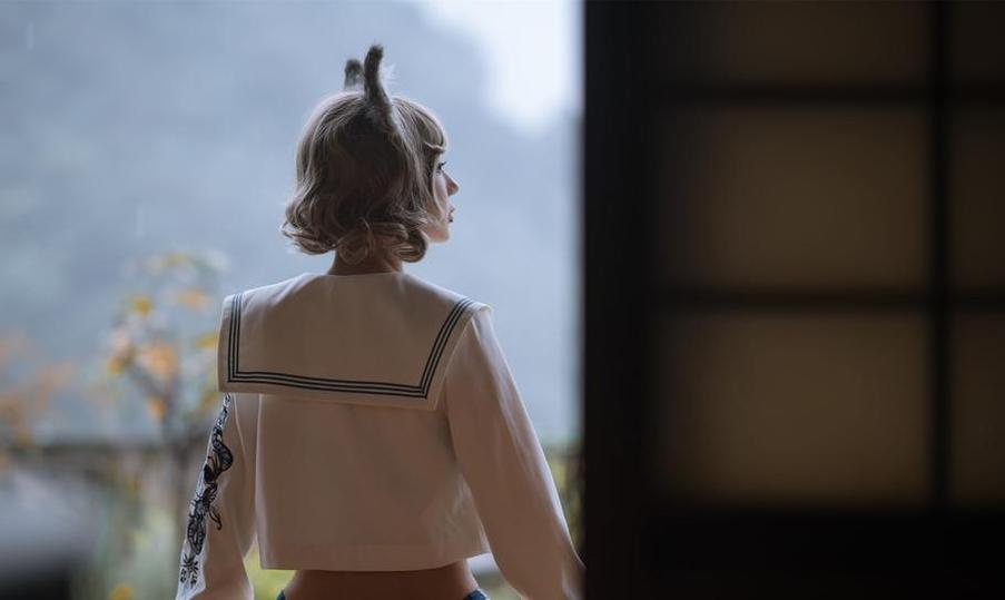 萌萌哒赛高少女！阿包也是兔娘舰长护士cosplay图包送上