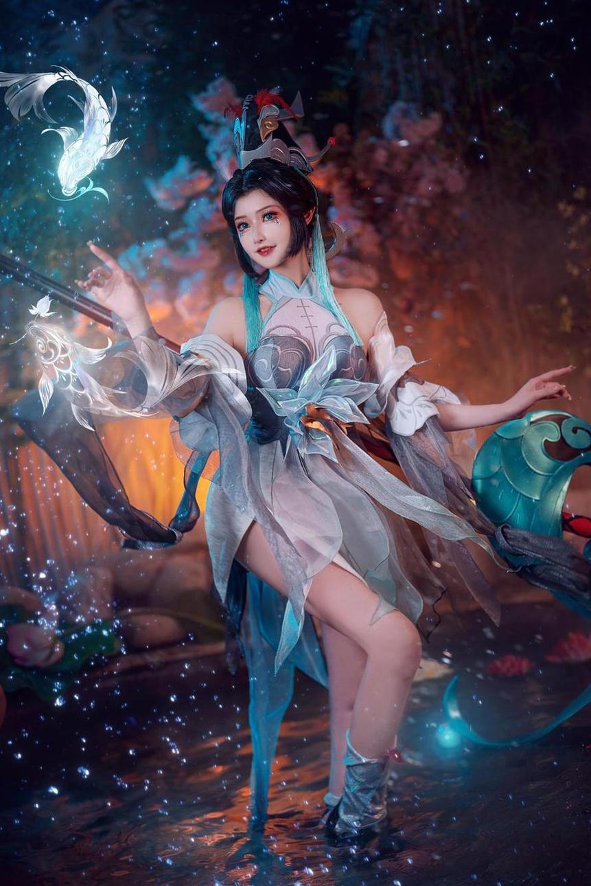 摄影技艺娴熟，露儿大魔王cos蕾姆照片集锦来袭