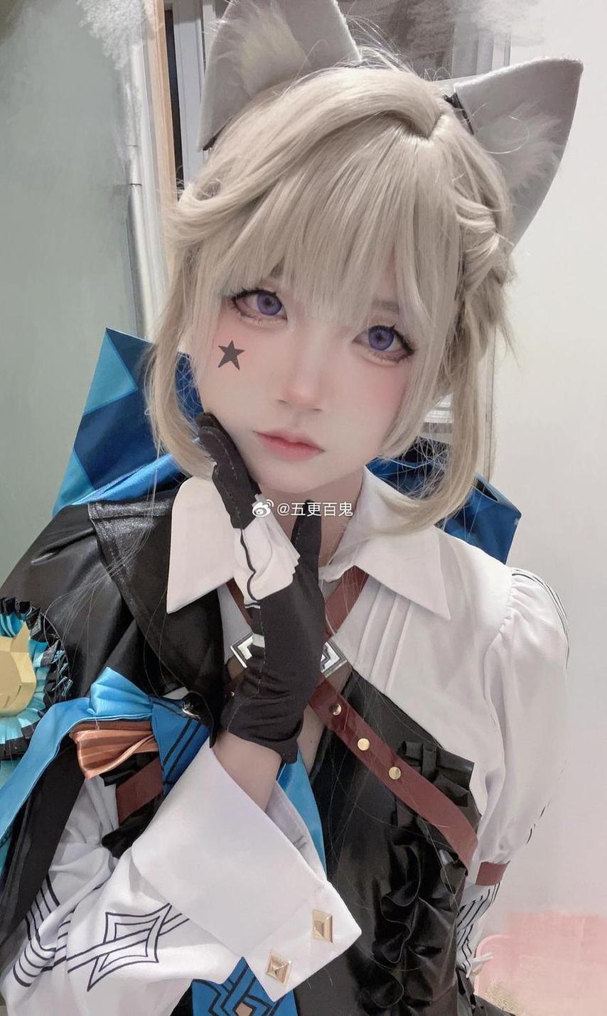 衣服材质、配饰还原度都堪比游戏的五更百鬼cos原神照片集